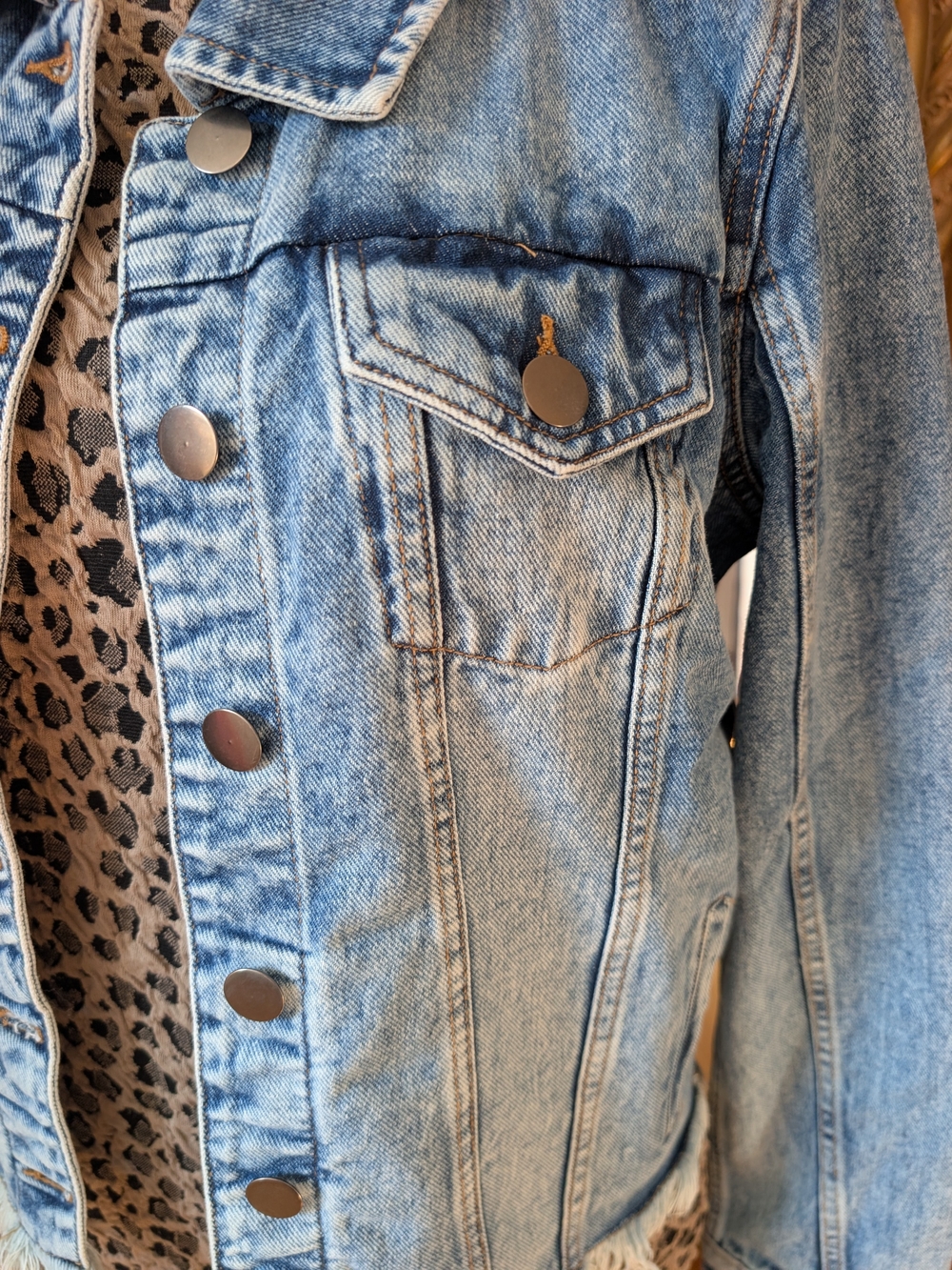 Women's America 250 Celebratory Denim Jacket Size M